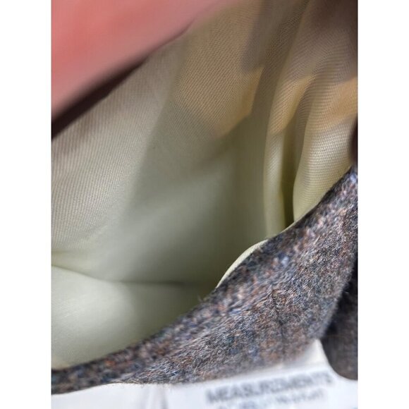 IMPERIAL by HAGGAR Vintage Men's 100% Wool Blazer Size 42R Brown Herringbone - Picture 3 of 8